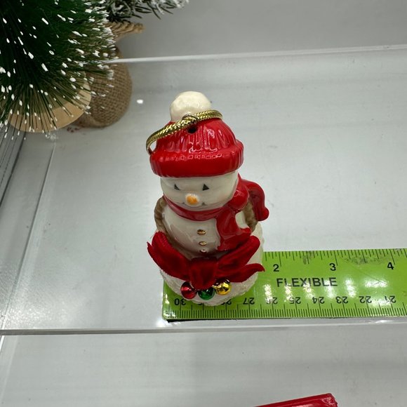 Lenox Jingles Ornaments Santa Snowman Angel Christmas Holiday Decor Set Of 3 - Picture 10 of 11